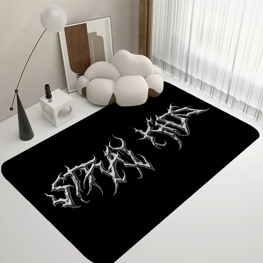 Hot KPOP S-Stray K-Kids Floor Mat INS Style Soft Bedroom Floor House Laundry Room Mat Anti-skid Household Carpets
