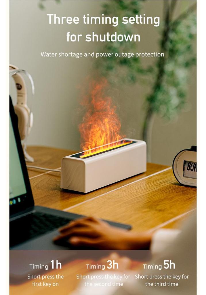 USB Multi-Color Simulated Flame Fragrance Diffuser