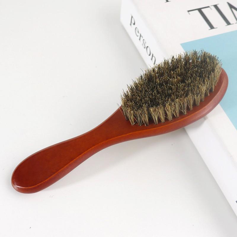 

Перукарська щітка для волосся з масиву дерева та м якою щетиною з кінського волоса