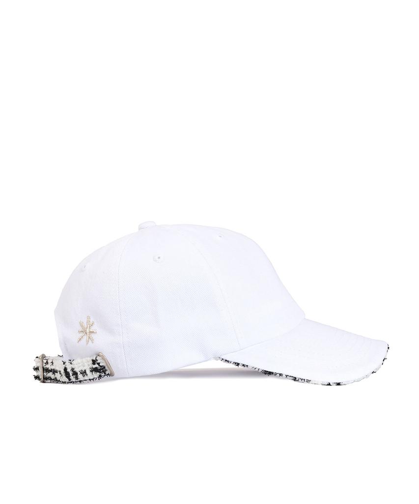 BLACKBLOND Vividi Tweed Cap (White)
