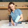 Freestanding Silicone Cup & Bottle Drying Rack - Multi-Slot Aerated Design for Fast Drying, Dual-Use In Bathroom & Kitchen, Drying Racks