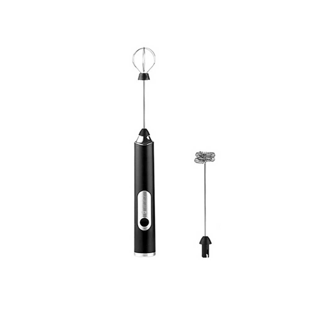 

Electric Milk Frother Whisk Mixer USB Rechargeable Portable Foamer Coffee Drink Stirrer Egg Beater Home Kitchen Food Blender black