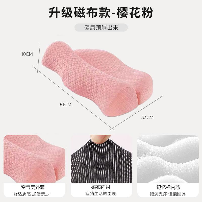 Memory Foam Contour Cervical Pillow for Side Sleeper Ergonomic Orthopedic Sleeping Pillow