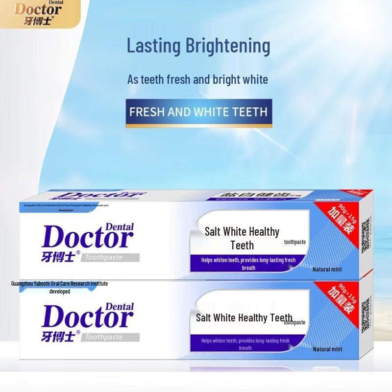 

Dr. Dental Salt White Healthy Teeth Mint Toothpaste