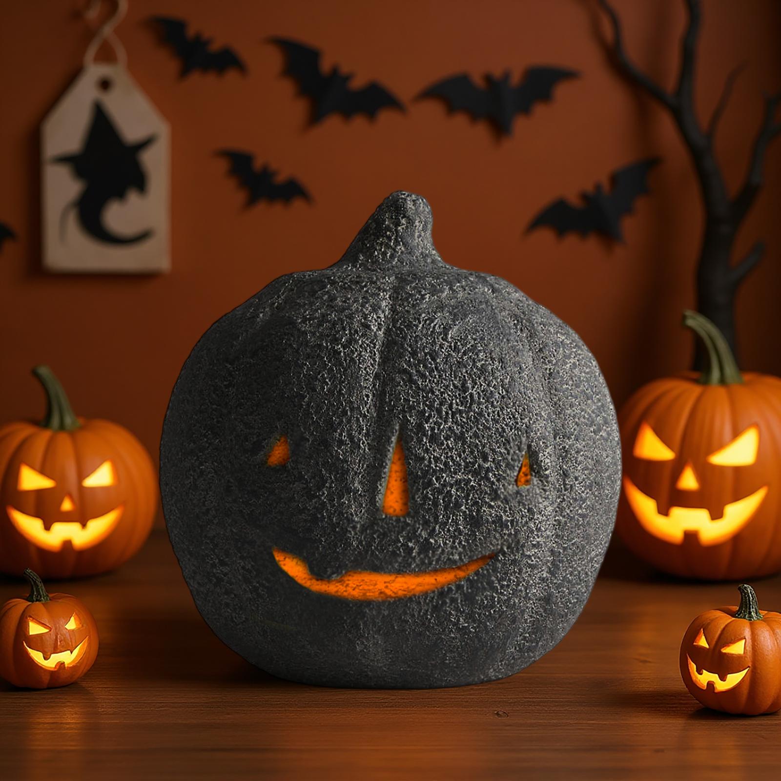 

Украшения на Хэллоуин - Тыквы Уличные Внутренние Милые Хэллоуин Осенние Настольные Праздничные Украшения One Size