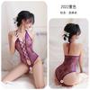 Sexy lingerie sexy neck onesie pajamas perspective uniform seduction pure desire suit