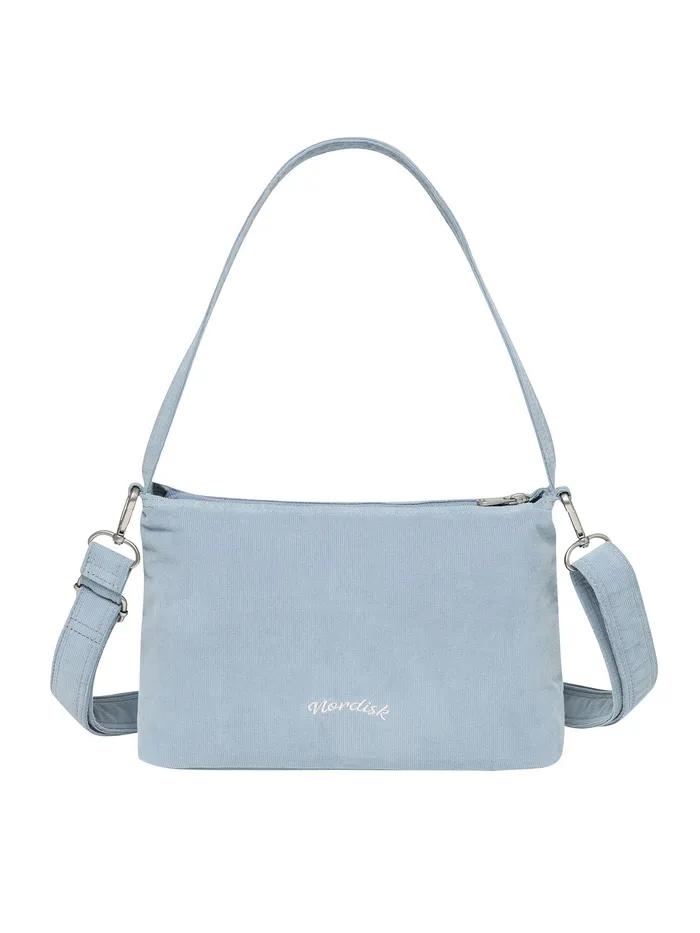 [Autumn Breeze] Mini Corduroy Shoulder Bag_Sky Blue_OWF25B09B2