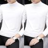2-Pack Men's Modal Mid-Neck Long-Sleeve T-Shirts for Spring and Autumn
