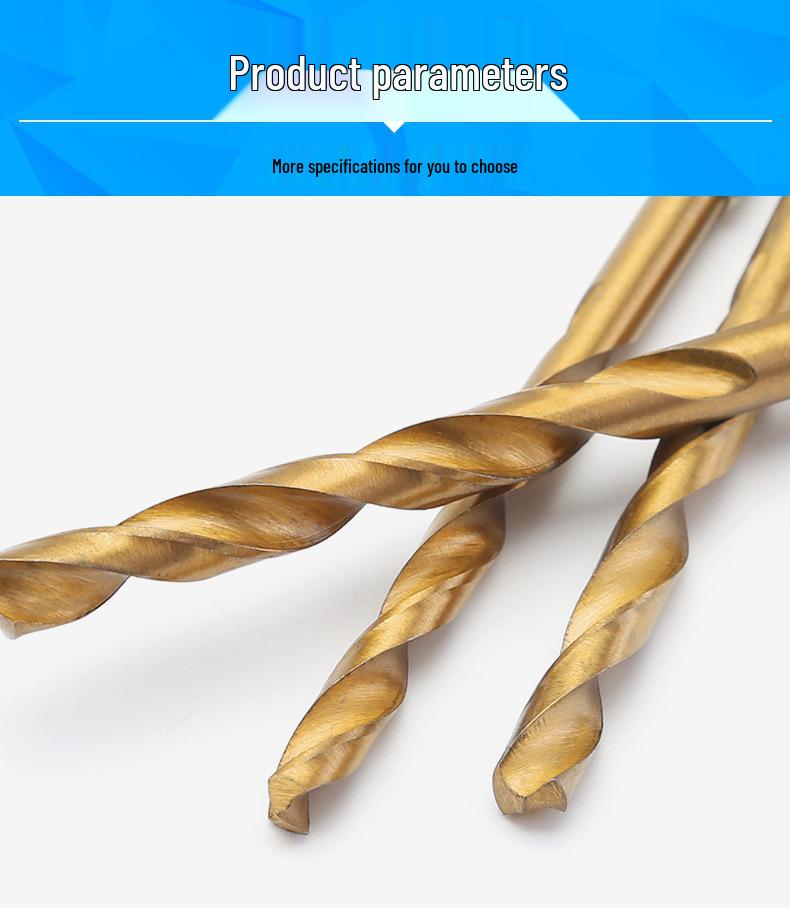 6.35mm Hex Shank Twist Drill Bit Set for Electric Screwdrivers and Pneumatic Tools