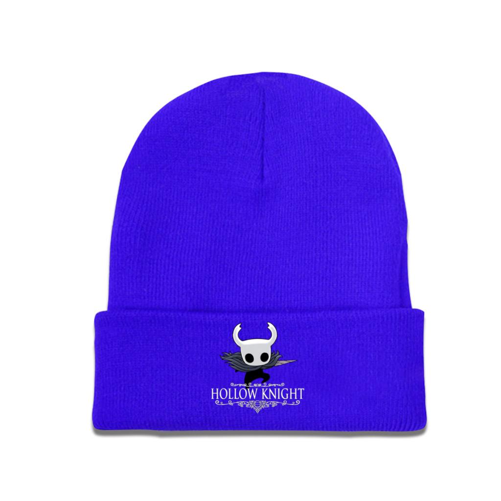 Hollow Knight Strickmütze Damen Unisex Skullies Beanies Wintermütze Totenkopf Videospiel Warme Mütze