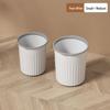 White Household Trash Can & Storage Bin Set