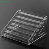 3/4/5/7-stöckiges transparentes Stufen-Display-Regal Multi-Funktionaler Acryl-Organizer & Vitrinenständer