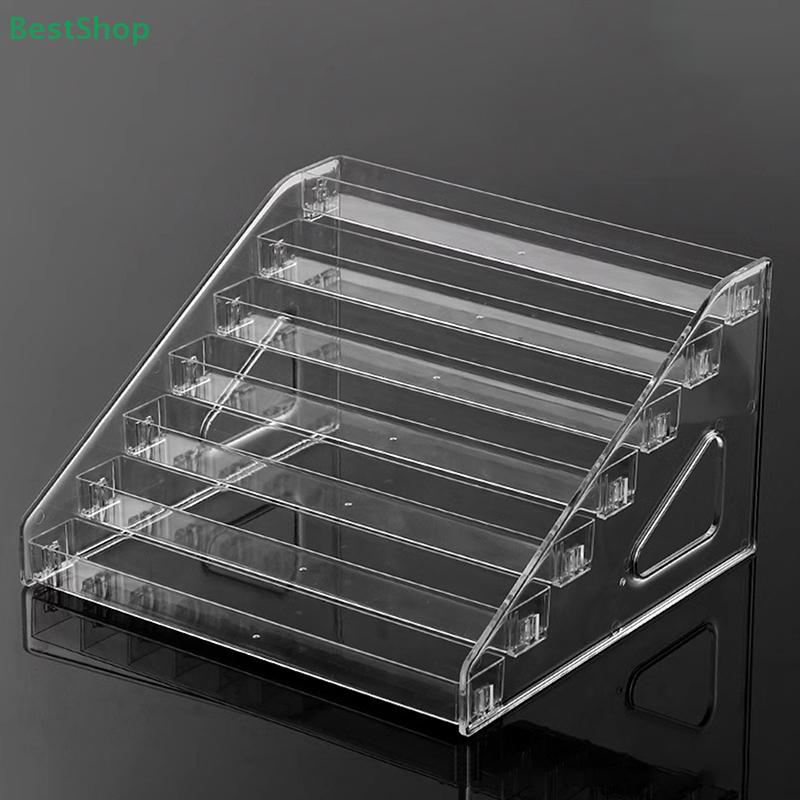 3/4/5/7 Layer Transparent Step Display Shelf Multi-Functional Acrylic Organizer & Showcase Stand