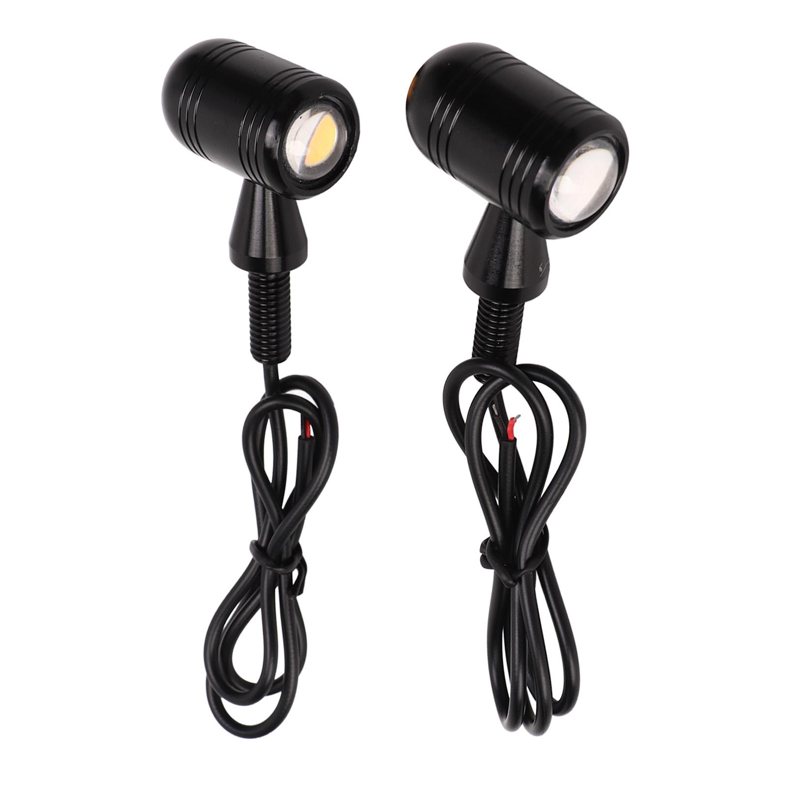 

Передние Задние Указатели Поворота Светодиодные Индикаторы Янтарный Желтый DC 12V Универсальные для Скутера Спортбайка Тип 2