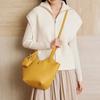 TC Top Layer Cowhide Grain Surface, High-end Feeling, Hundred Hand Picked Vegetable Basket Bag, New Temperament, Single Shoulder Crossbody Women's Bag