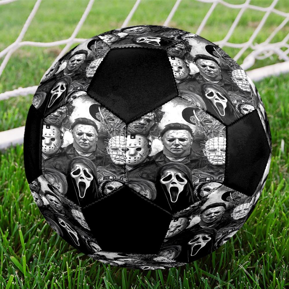 Halloween Horror Theme Size 5 Soccer Ball, Suitable for Both Indoor and Outdoor Matches, a Gift Suitable for Everyone.