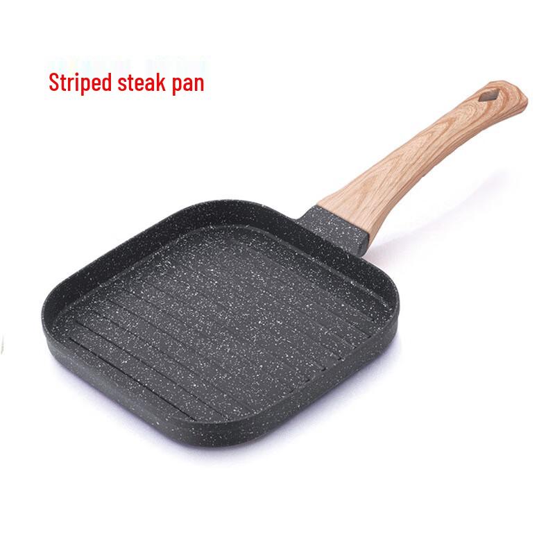Lilang Maifan Stone Heart-Shaped 4-Hole Breakfast Frying Pan
