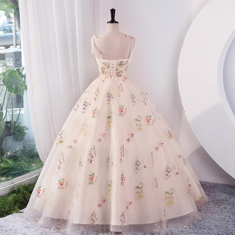 Women's Temperament Halter Banquet Dresses Elegant Midi Waist Breasted Long Dresses