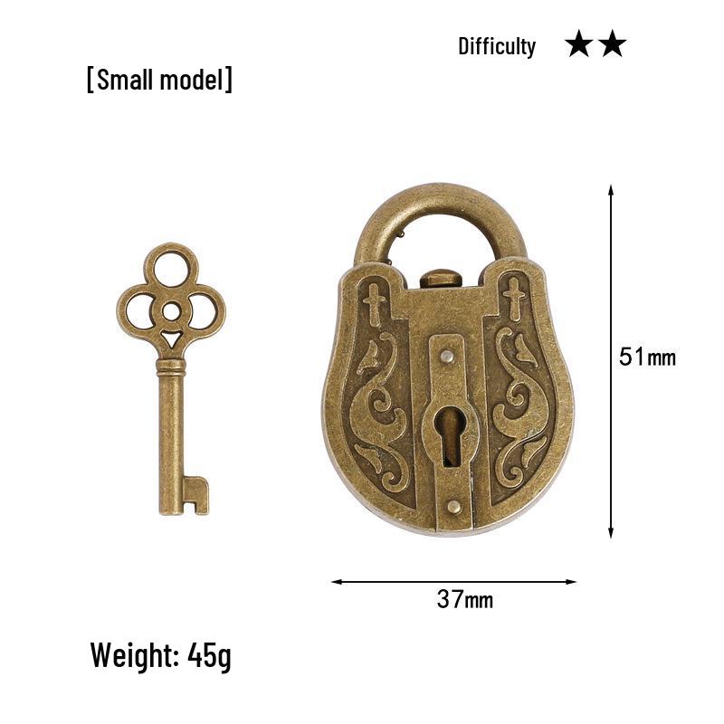 Intelligence Puzzle Zinc Alloy Disentanglement Rings - Unlock Nine Linked Rings Kongming Luban Lock Educational Toy