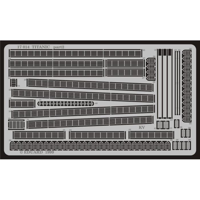 Maquette - EDUARD - RMS Titanic Academy - 1/400 - Blanc - Modèle détaillé