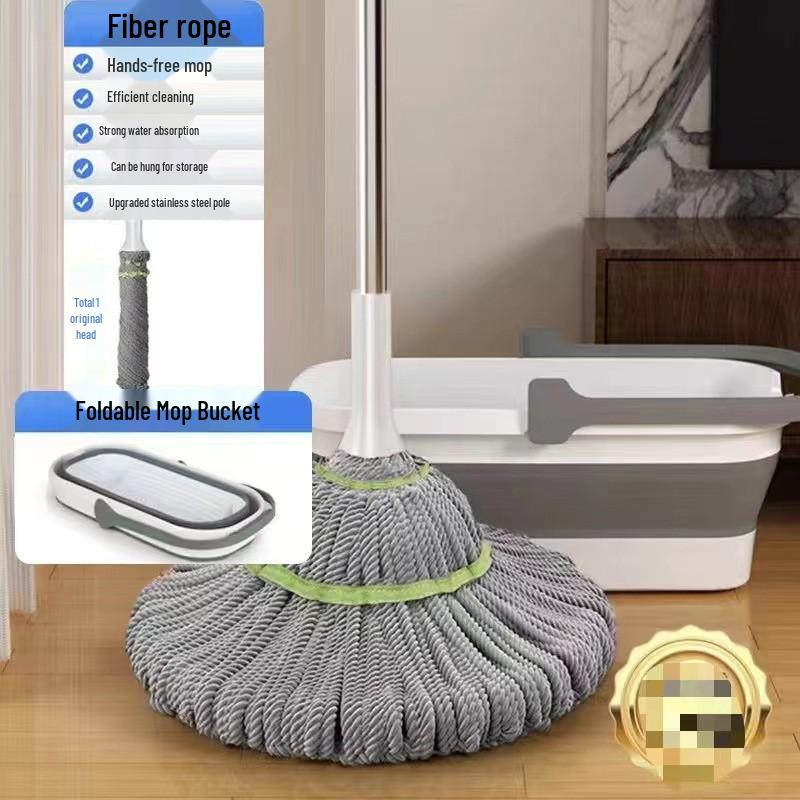 Rotační mop na podlahu s automatickým ždímáním