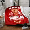 Custom Name Olympiacos FC Crest blanket for Couch & Bed, Plush Cozy Fuzzy Blanket Super Soft & Warm Blankets for Fall and Winter. 0908256