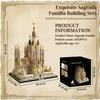 Barcelona Sagrada Familia Catholic Church Medieval Buildings Blocks Architecture Assembly Model Bricks Creative Toys Adult Gift 10328PCS