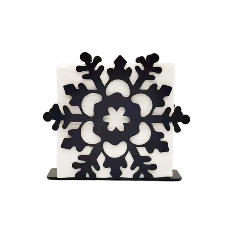 Temu Modern Iron Art Napkin Holder for Home, Restaurant, or Cafe