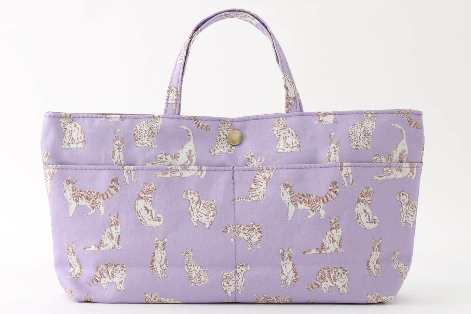 

DDintex FLORET LONDON Bag in Bag 03 Miao Lavender print 27×5×15cm [Liberty used] лавандовий