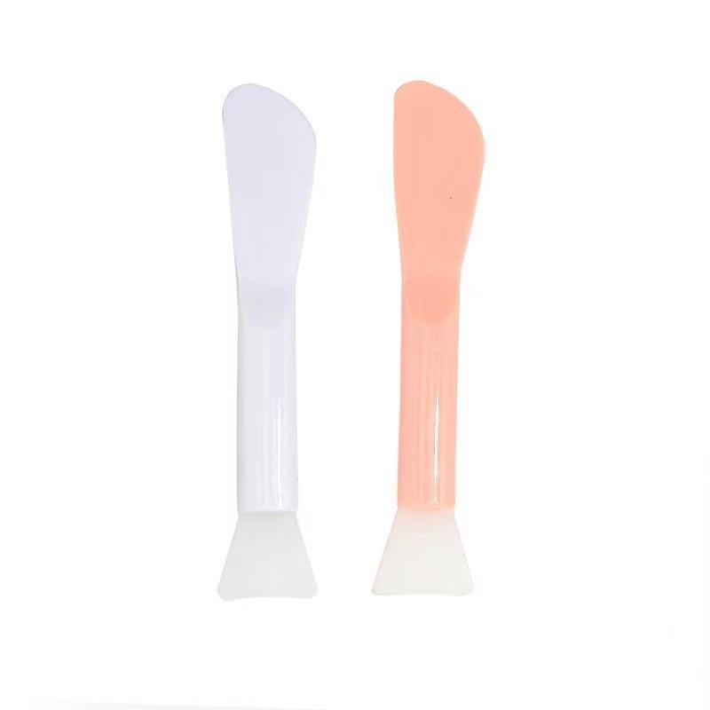 Two Purpose Silicone Facial Mask Brush Mud Mask Applicator Spatula