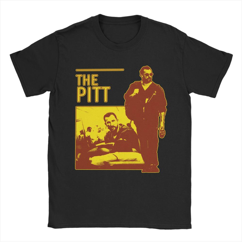Pitt Koszulki z nadrukiem Unisex Damskie Dr Jack Dr Robby Bawełniany T-shirt Ubrania