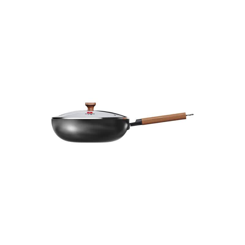Sanhe 30cm Rust-Resistant Hammered Iron Wok