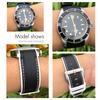 22mm 23mm Curved End Rubber Silicone Watchband Fit for Tudor Black Bay 41mm GMT Pelagos Bronze Two Tone Watch Strap