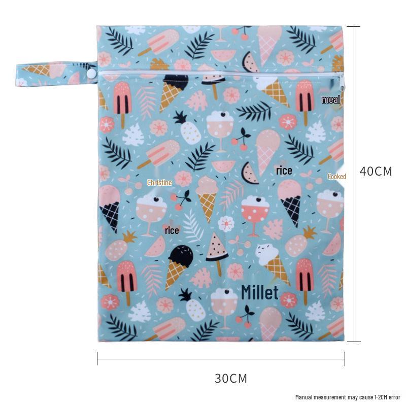 Waterproof 30x40 Single Pocket Digital Print Hanging Travel Storage Bag