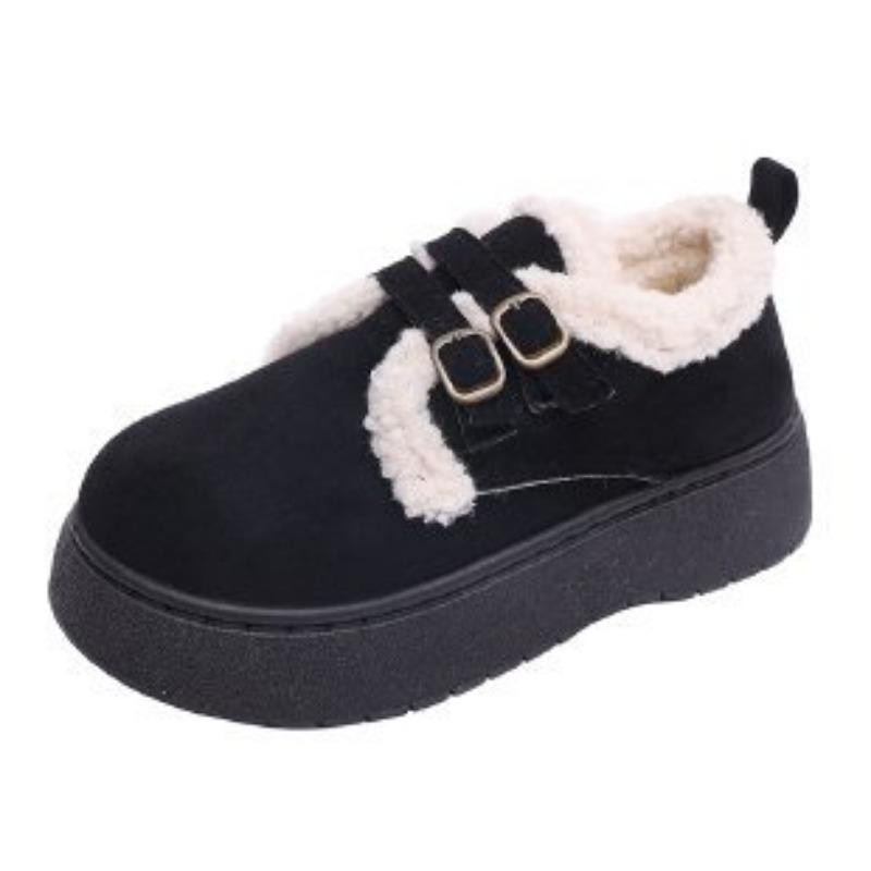 

Женские зимние теплые сноубутсы большого размера, с мягкой подкладкой, водонепроницаемые ботильоны, нескользящая уличная обувь, ботинки для хайкинга, альпинизма, спортивные ботинки 42 чёрный