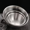 Stainless Steel Soup Rice Bowl Anti-Scalding Noodles Bowl Dish Container  Food Tableware