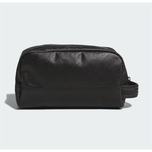 Adidas Unisex Pu Leather 2 Zip Pouch Jz4378