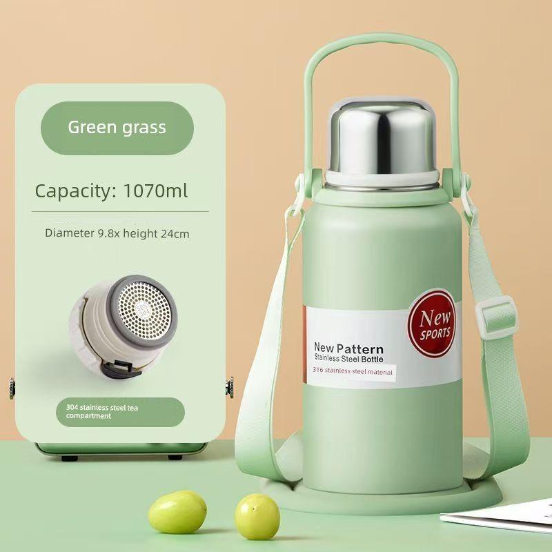 Stainless Steel 316 Large Capacity Vacuum Cup for Male and Female Students Good-looking Tea Cup Portable Car Outdoor Kettle
