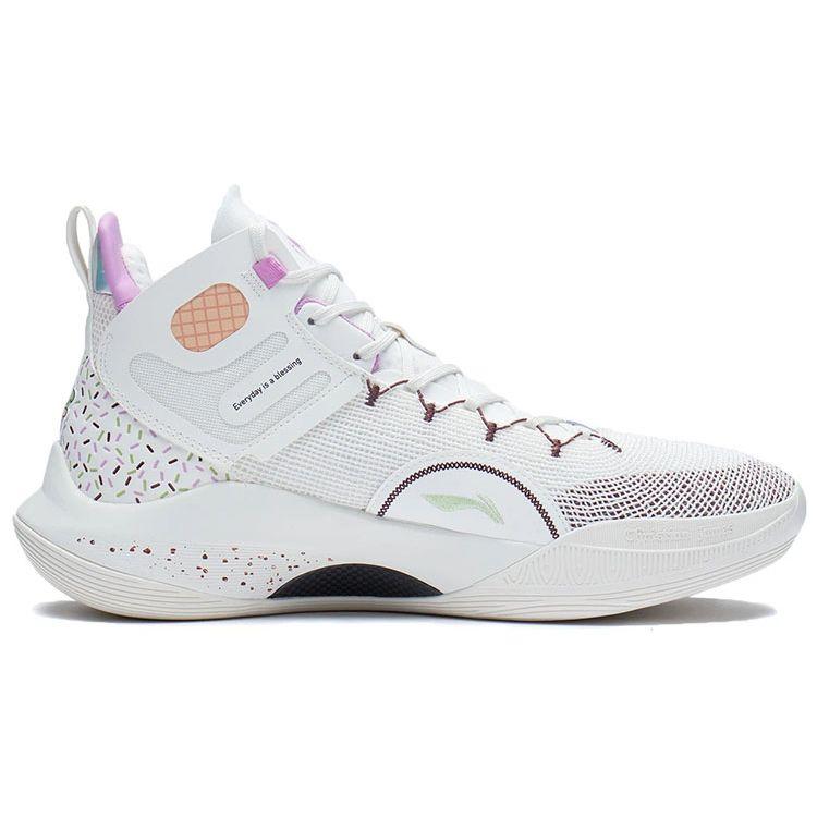 Li Ning CJ-1 McLemore Generation Basketball Shoes Men Sneakers Off-White ABAR019-17
