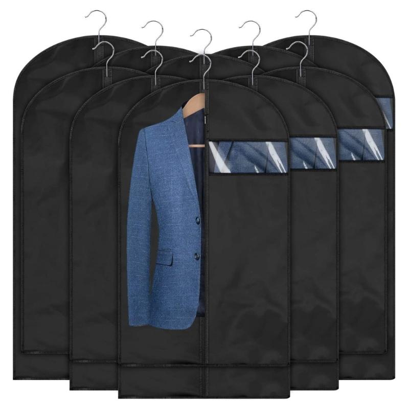 Clothes Dust cover Wedding Dress Cover Suit Coat Storage Bag Garment Bags Wardrobe Hanging Clothing Organizer for Travel