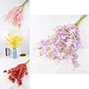 Fivebranch Oncidium Artificial Flower Bundle For Home Hotel And Photography Backdrops With Elegant Style