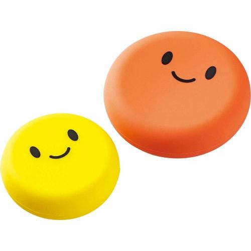 Cojit Vegista Vegi Shaki Ore-chan Lemo-chan Vegetable Storage Covers (2 Sizes, Orange/Yellow)