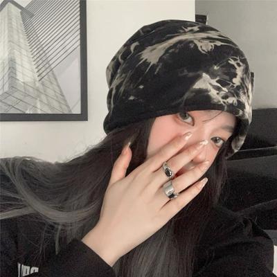 Dámské Tenké kšiltovky v kravatové barvě Jednoduché Jednolité svinutý lem Klobouk Směsi Měkký Úplet Čepice Čepice Zima Jaro Teplé kšiltovky Skullies Gorros
