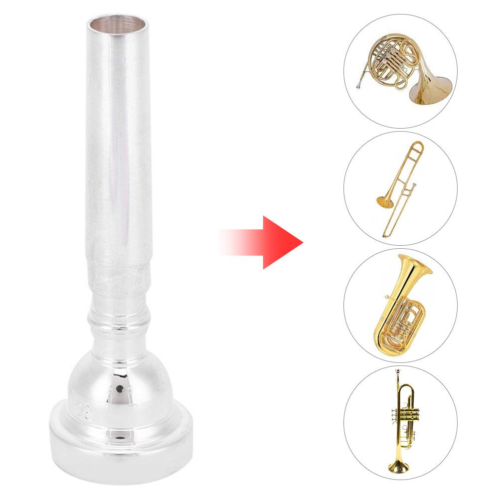 Trumpet Mouthpiece 3C Musical Instruments Accessory for Yamaha Bach Conn KingSilver