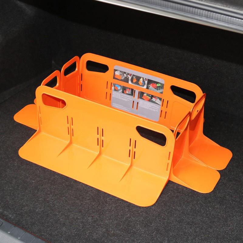 Multifunctional Car Back 1Pc Auto Trunk Organizer Rack Luggage Box Stand Shake-Proof Fence Storage Holder Tools