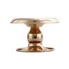 Elegant European Metal Candlestick for Scented Candles - Christmas Retro Design