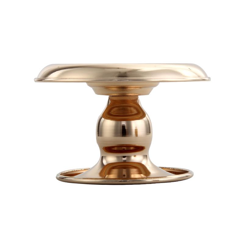 Elegant European Metal Candlestick for Scented Candles - Christmas Retro Design