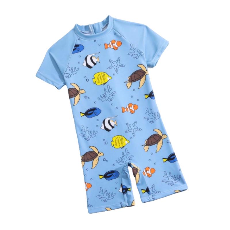 

2024 Toddler Boys Quick-Dry Sunscreen Swimsuit: New Summer Style” 4 Years