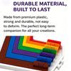 7 Pezzi Guide di Allineamento per Lavori di Carta Colorate Strumenti di Allineamento per Biglietti Forniture Artigianali
