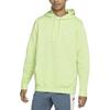 Nike Sweatshirts Men's Light Lime Hooded Thickened Regular BV2655-383